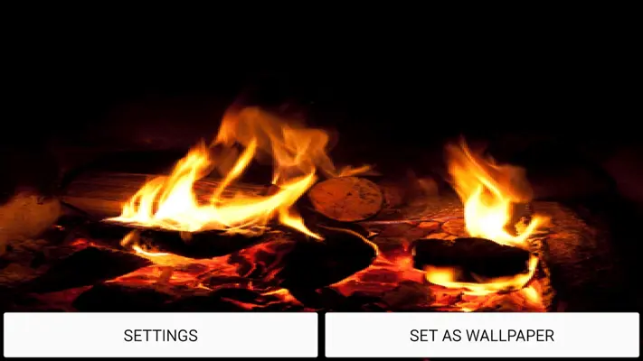 Fireplace Sound Live Wallpaper android App screenshot 0