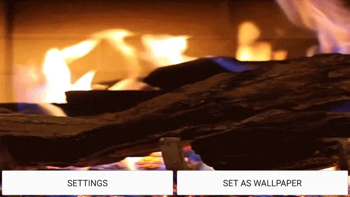 Fireplace Sound Live Wallpaper android App screenshot 1